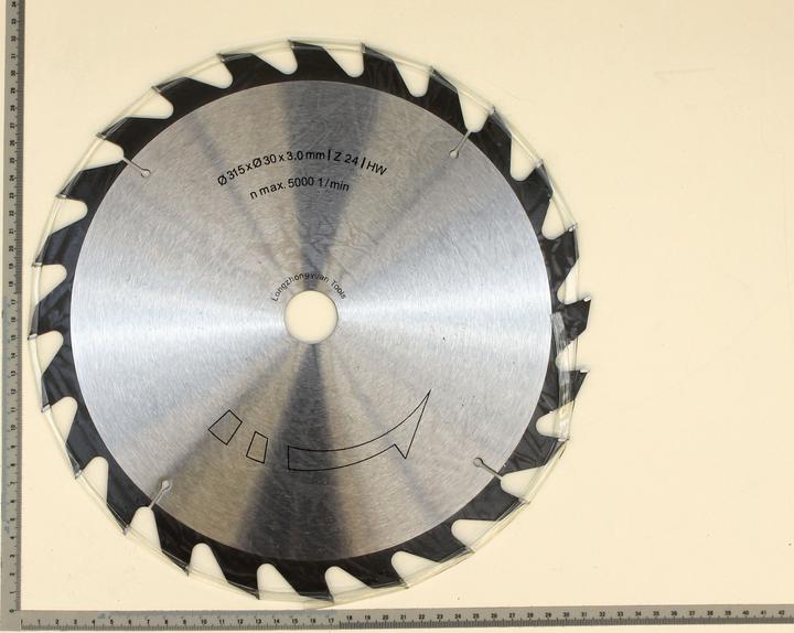 Actual product image Scheppach Circular saw blade diameter 31.5cm, 24 Z