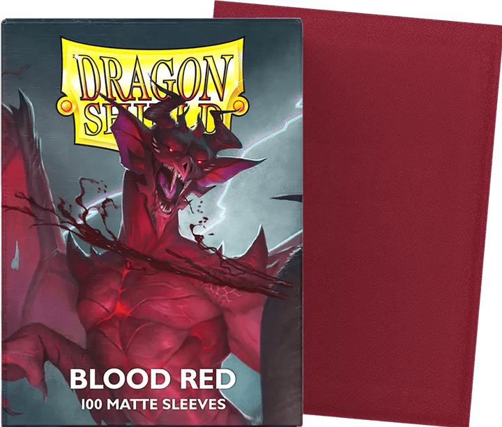 Produktbild Arcane Tinman Standard Sleeves - Matte Blood Red 'Simurag' (100 Units)