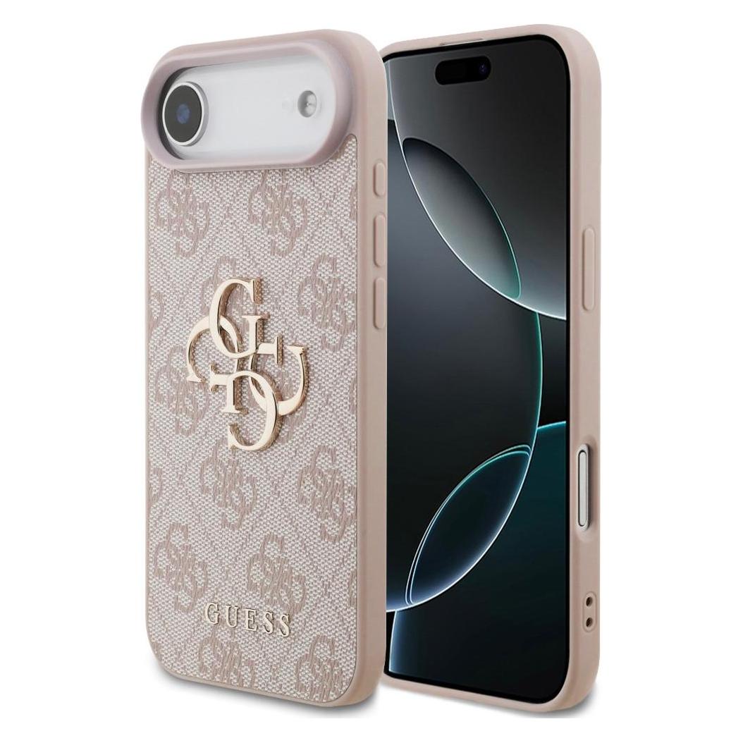 Guess - Hardcase 4G Big Logo (GUHCP17M4GMGPI) - IPhone 17 Air - Pink (Apple IPhone Air), Smartphone Hülle, Pink