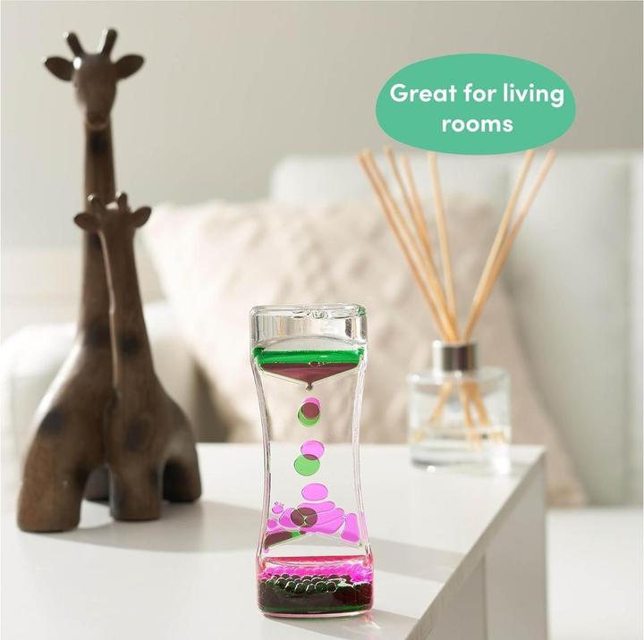 Actual product image The twiddlers Liquid hourglass