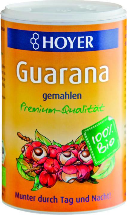 Image du produit Hoyer Poudre de guarana biologique (1 pièce(s), Poudre, 75 g)