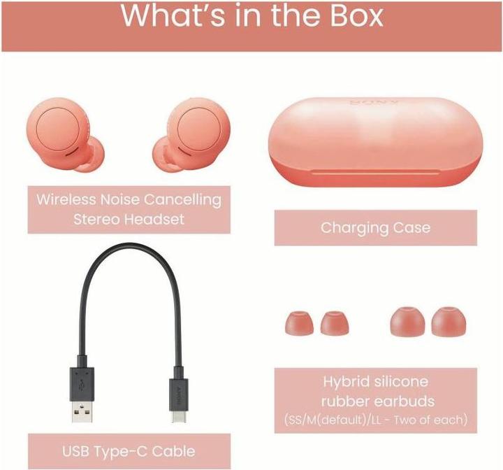 Actual product image Sony WF-C500 (No noise cancellation, 10 h, Wireless)