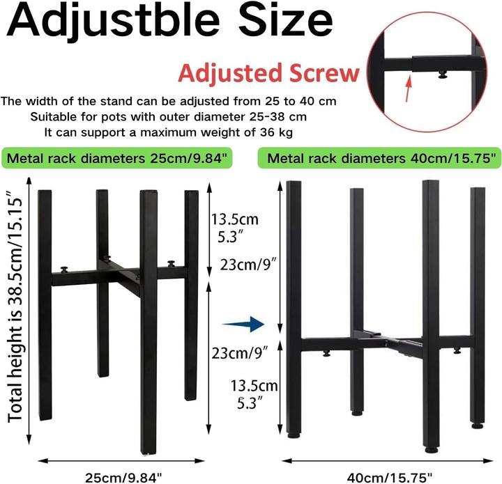 Image du produit Tskdkit Support de plantes réglable