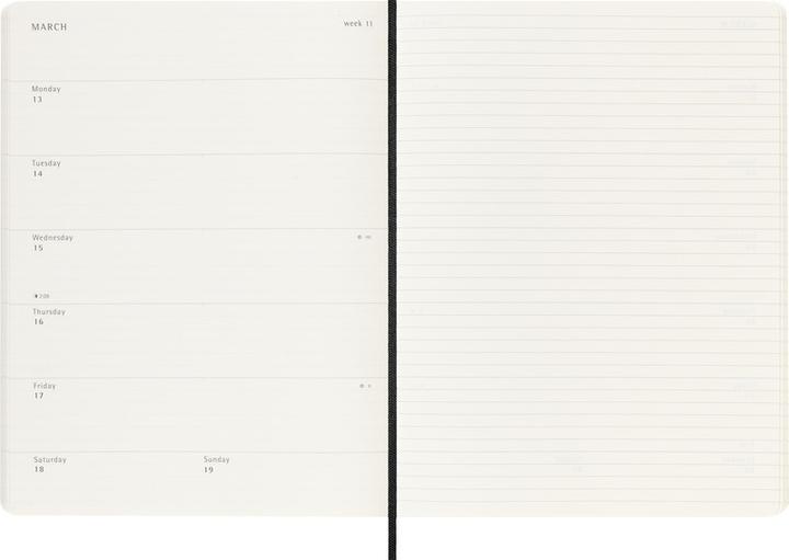 Image du produit Moleskine Agenda scolaire (19 x 25 cm, 1 semaine / 1 page)