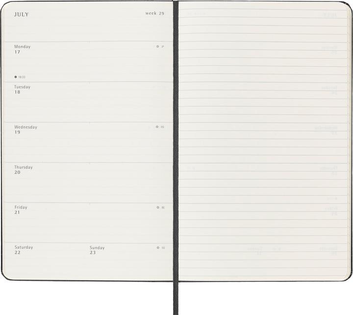 Produktbild Moleskine Schüleragenda (13 x 21 cm, Englisch)