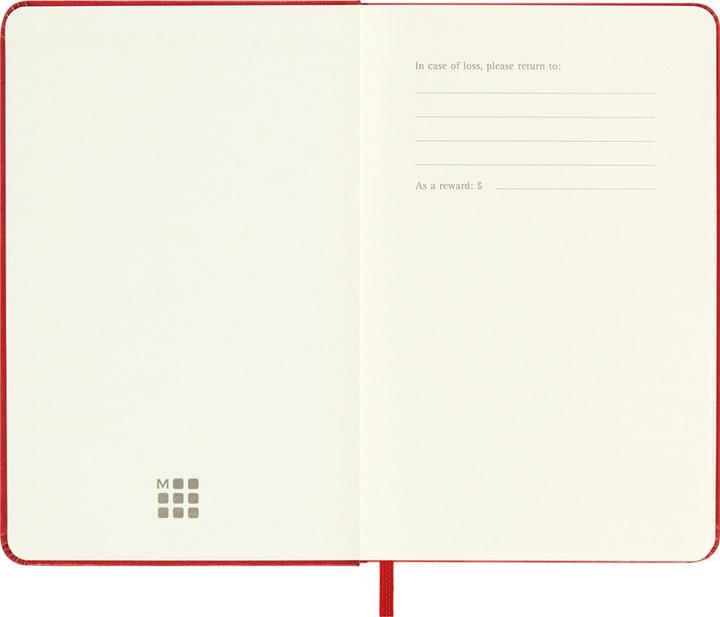 Image du produit Moleskine Agenda scolaire Hard Cover Weekly Notebook (9 x 14 cm, Couverture rigide, Anglais)