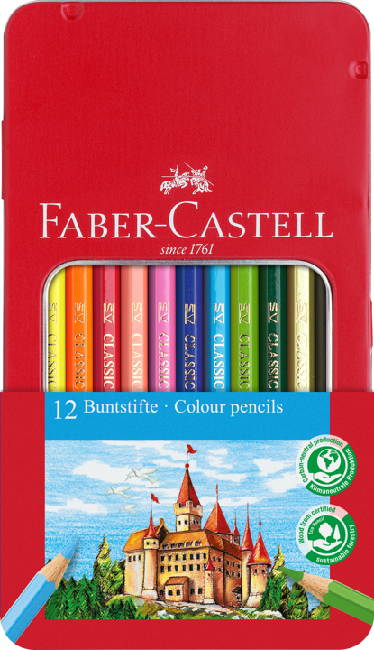 Immagine prodotto Faber-Castell Matite a colori Colore classico (Multicolore, 12 x)