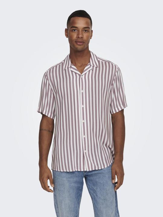 Produktbild Only & Sons Gestreiftes Kurzarmhemd (XS)
