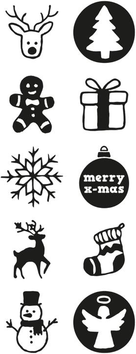 Produktbild Colop Stempel Little NIO Set Weihnachten, 10-teilig