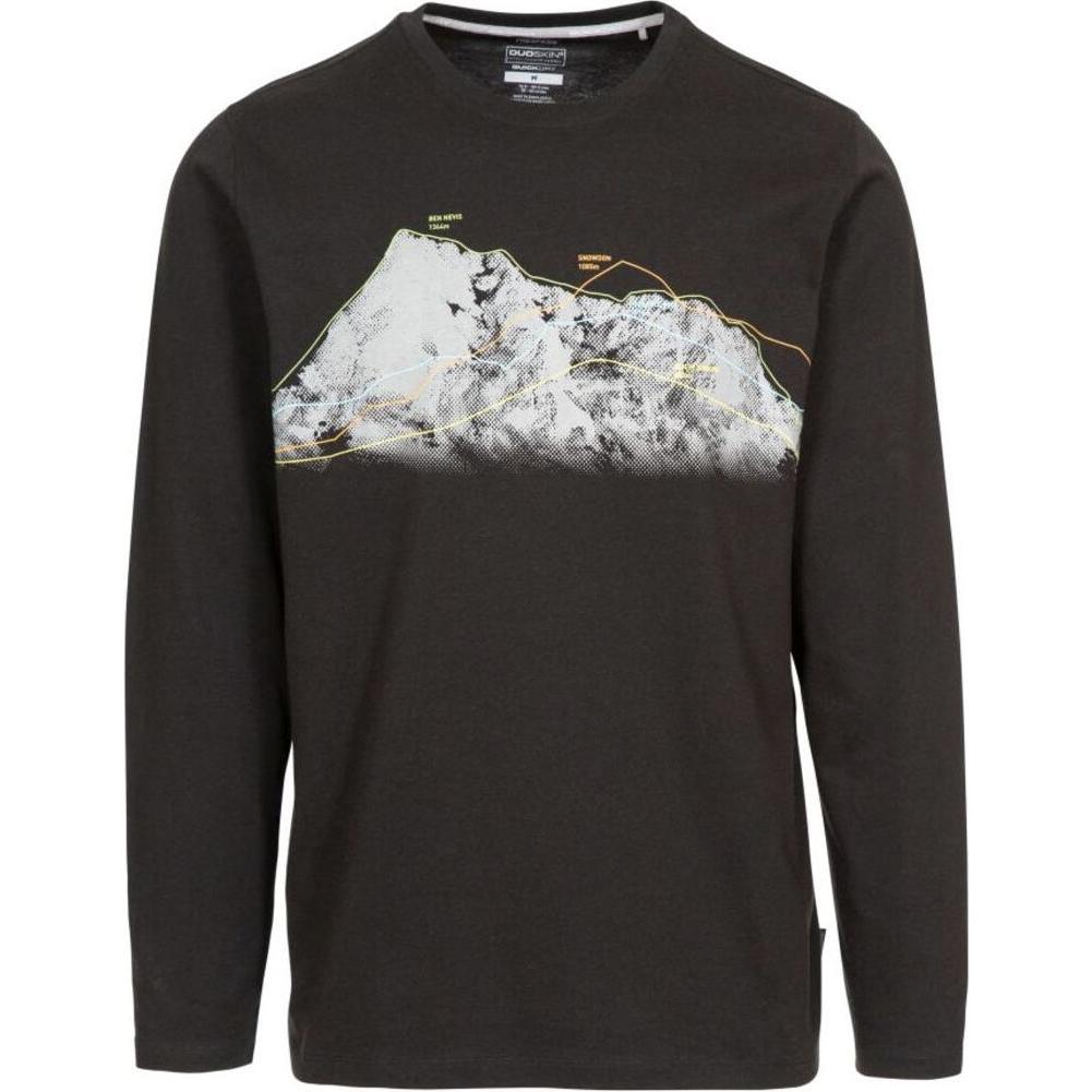 Trespass, Herren, Hemd, Wrenburyton LangarmTShirt, Schwarz, (S)