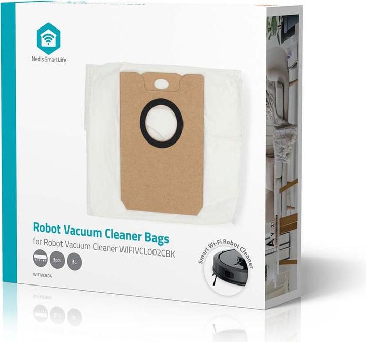 Actual product image Nedis Hoover bag 5 pieces | Synthetic | White (5x)