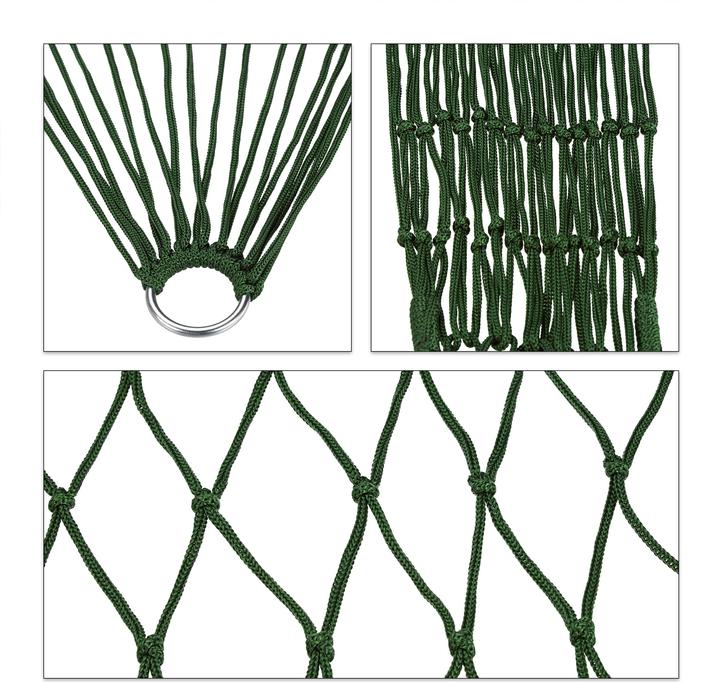 Actual product image Relaxdays 2x net hammock (120 kg)