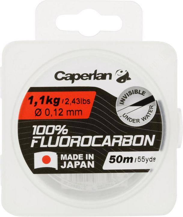 Produktbild Caperlan Fluorcarbon Angelschnur 50 m (0.28 mm)