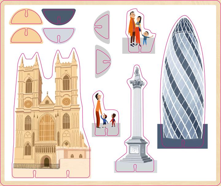 Produktbild National Geographic Box-Set London. Baue deine Mini-Stadt (Deutsch, White Star Kids, Laura Re, Qontent, 2024)