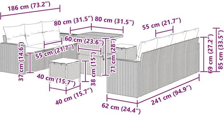 Produktbild vidaXL Teresa