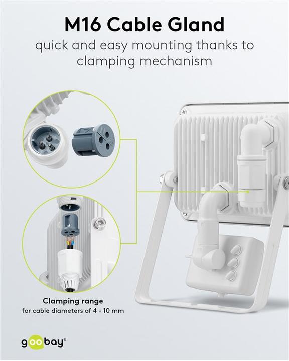 Image du produit Goobay Projecteur d'extérieur à LED (2560 lm, IP44)