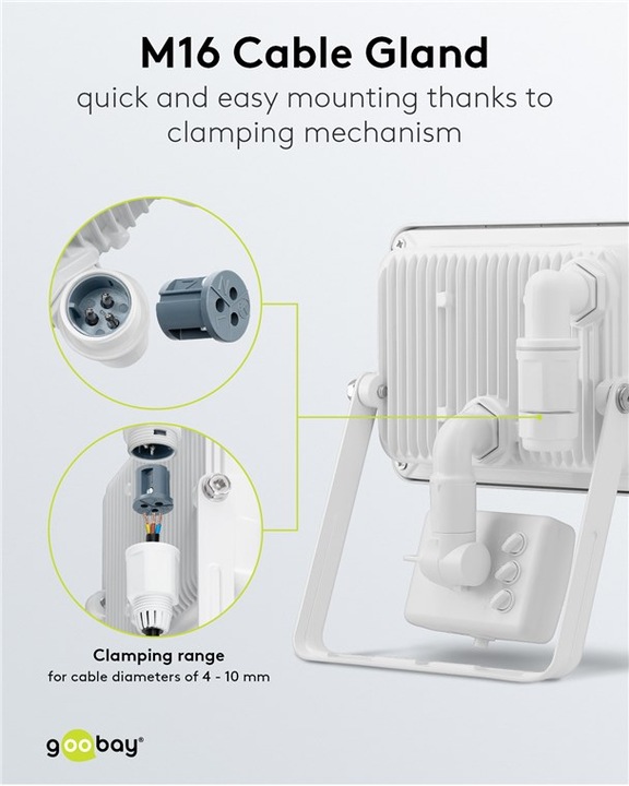 Image du produit Goobay Projecteur d'extérieur à LED (2560 lm, IP44)