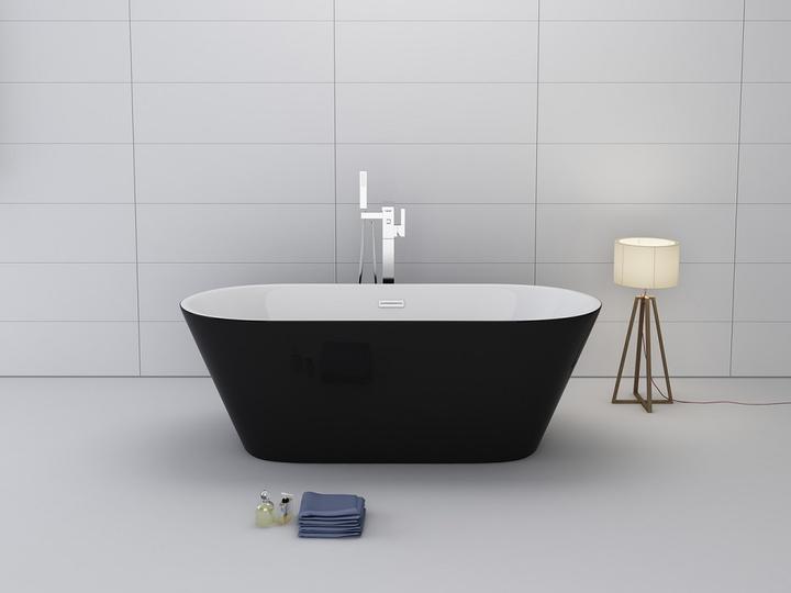 Actual product image Jet-Line LAUSANNE II bathtub black (170 cm, 80 cm)