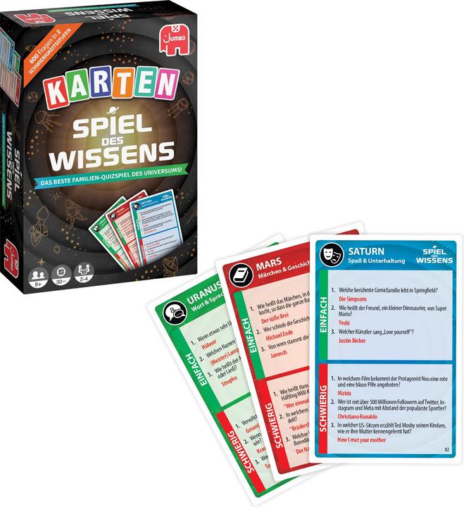 Actual product image Jumbo Card game Game of Knowledge (German, 2 - 4 Players)