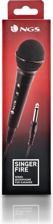 Image du produit NGS Singer Fire Black Karaoke microphone