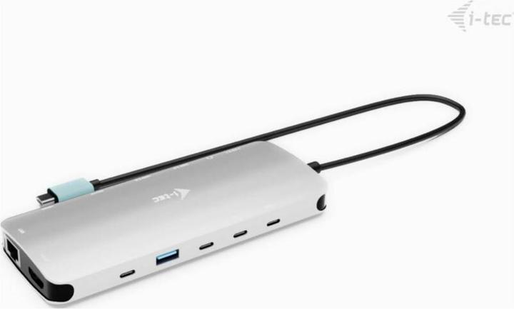 Actual product image i-tec USB-C Nano 3x LCD Dock (USB-C, 9 Ports)
