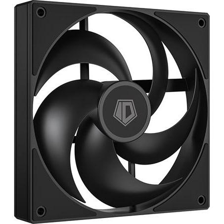 ID-Cooling Cooler 14cm - AS-140-K (24,9dB, max. 122,66 m3/h, 4pin, PWM, 14cm, fekete) (140 mm), Ventola PC, Nero