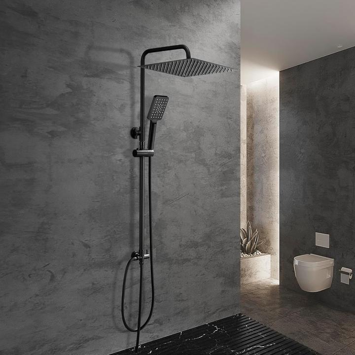 Actual product image Görbach Black Shower System