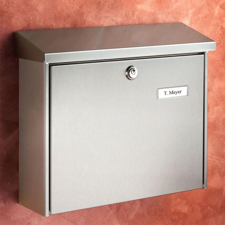 Actual product image Burg Wächter Stainless steel letterbox AMRUM 3867 NI