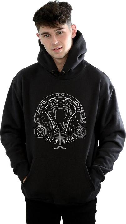Immagine prodotto Slytherin Seal Felpa con Cappuccio Uomo (M)