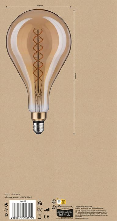 Image du produit Paulmann 1879 Filament BigDrop (E27, 400 lm, 1 x)