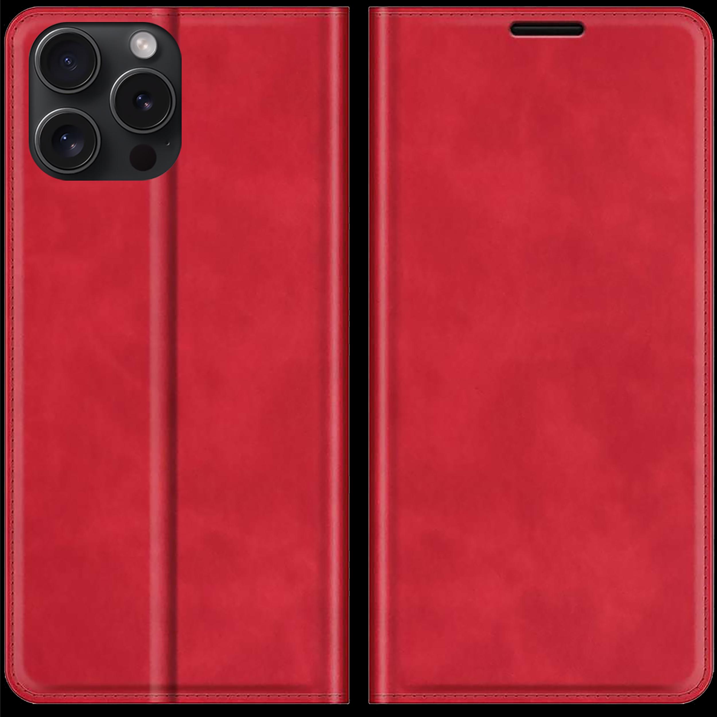 Cazy Book Case Kompatibel mit iPhone 15 Pro - Hülle klappbar Magnetisch Kunstleder - (Apple iPhone 15 Pro), Smartphone H...