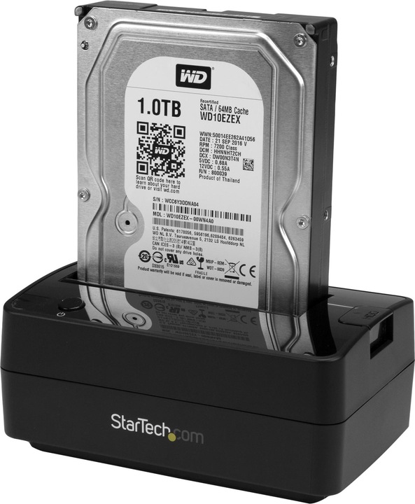 Produktbild StarTech Dockingstation für 6,35cm/8,89cm 2,5/3,5Zoll SATA Laufwerke - USB 3.1 (USB-A, USB-C) oder eSATA -...