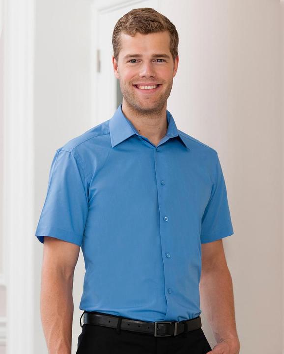 Immagine prodotto Russell Camicia in popeline della collezione a maniche corte easy-care (46)