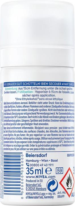 Image du produit NIVEA Dry Active (Spray, 35 ml)