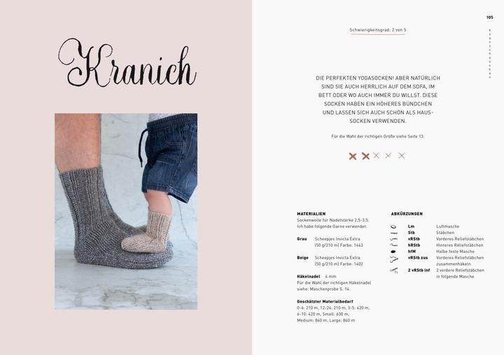 Produktbild Socken häkeln für die ganze Familie (Deutsch, Sascha Blase-Van Wagtendonk, 2024)