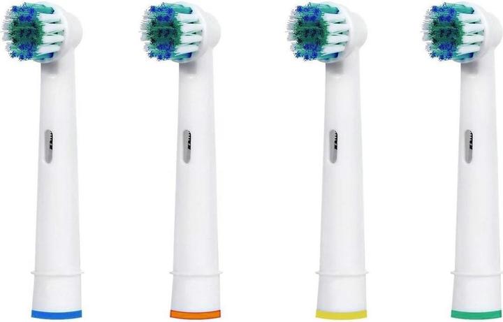 ASMI Replacement toothbrushes, toothbrush head, 4 pieces, compatible with Oral-B (4 x)