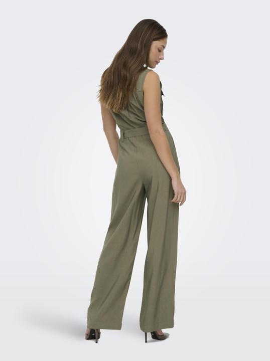 Actual product image Only Kurzer ärmelloser Overall mit Gürtel (40)