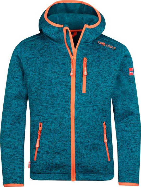 Atlantic blue, Glow Orange