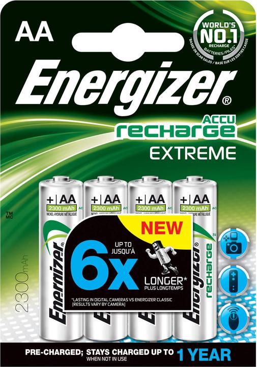Energizer Recharge Extreme (1 Stk., AA, 2300 mAh)