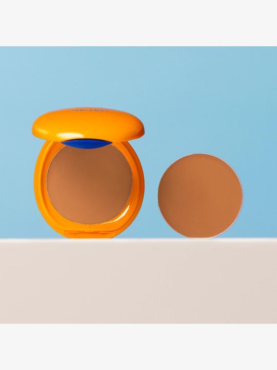Actual product image Shiseido Sun Make-up Tanning Compact Foundation SPF 10 Bronze / 12 g (Bronze)