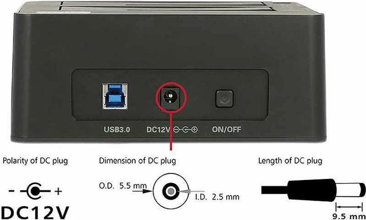 Produktbild Delock Dual Dockingstation