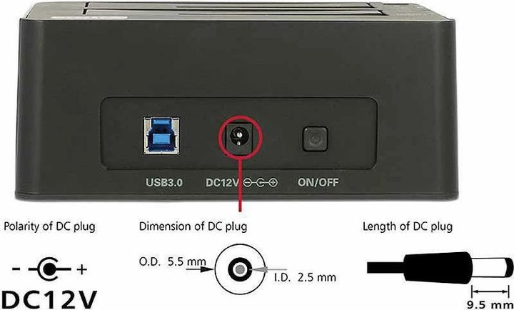 Actual product image Delock Dual Dockingstation