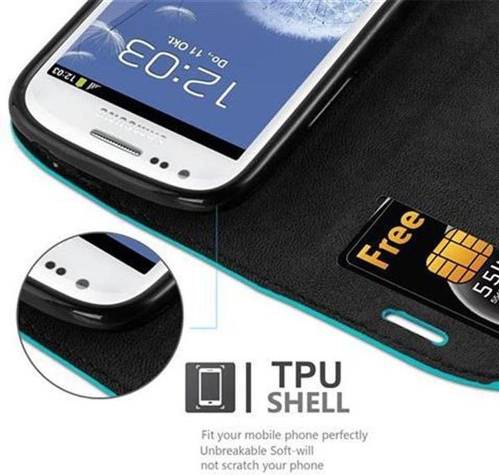 Produktbild Cadorabo Book Invisible Magnet Cover (Samsung Galaxy S3 Mini)