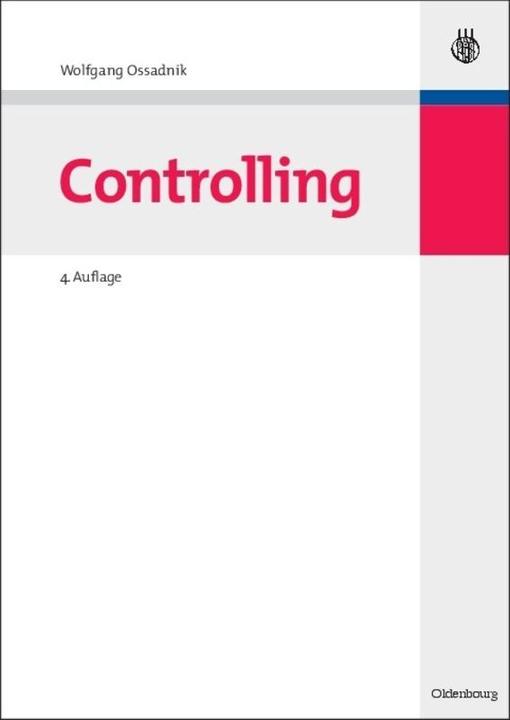 Produktbild Controlling (Deutsch, Wolfgang Ossadnik, 2009)