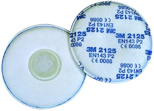 Actual product image 3M Particle filer P2 2125 to mask (P2, 80x)