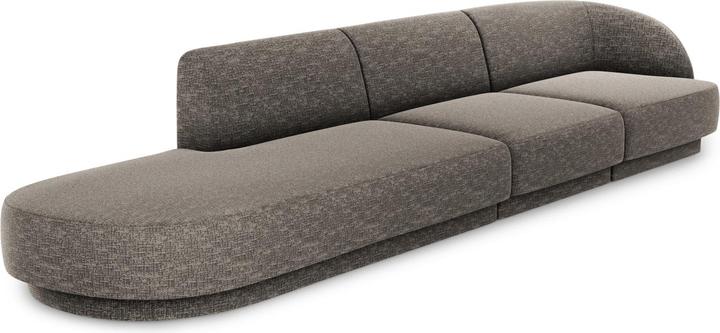 Actual product image Micadoni Left Sofa, "Miley", 4 Seats, 323x90x70Made in Europe (Modular sofa, 4-seater)