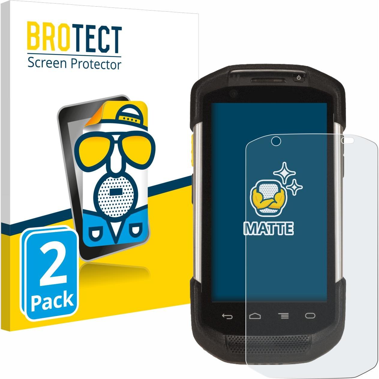 BROTECT Entspiegelungs-Schutzfolie Displayschutz Matt, Barcode-Scanner Zubehör