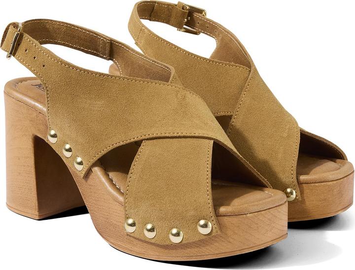 Joe Browns Wooden Heel Suede Shoes