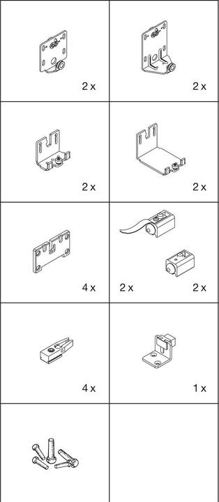 Actual product image HAWA Sliding door fittings -COMBINO 20 H, Forslide