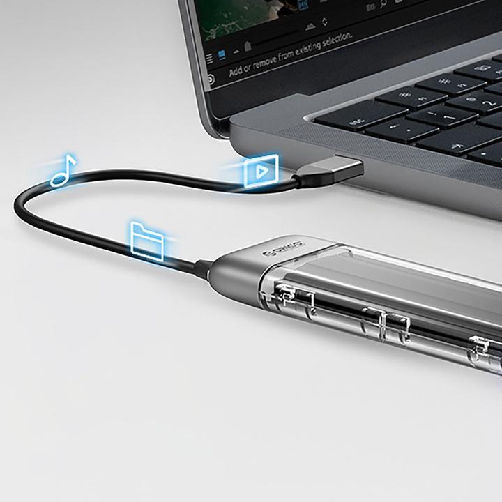 Actual product image Orico Other Computer Accessory TXM2-C3 M.2 NVME USB-C 3.2 10Gb/s Disk Drive - Gray (M.2)